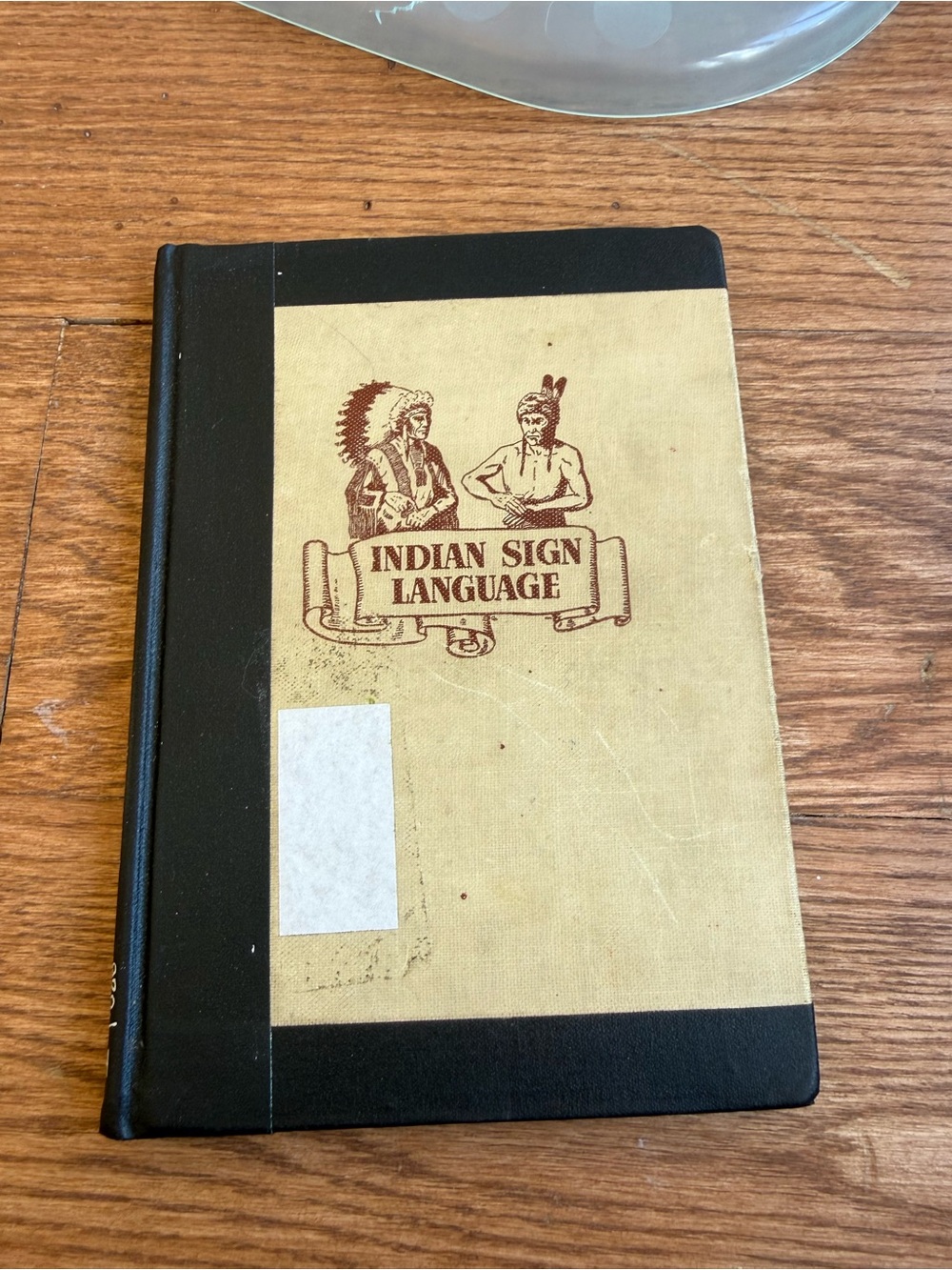 Vintage Indian Sign Language book by Robert Hofsinde